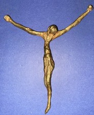 Crucifix/ Christ bronze doré