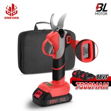 Sécateur Électrique Sans Fil 2 Batteries Cisaille Outil de Jardin Coupe Branche