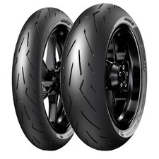 SET DE PNEUS PIRELLI 120/70-17
