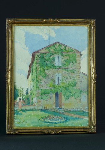 Ancien tableau vue - , du