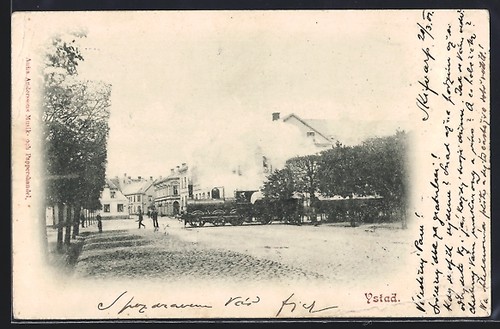 Carte postale ystad chemin de - carte,
