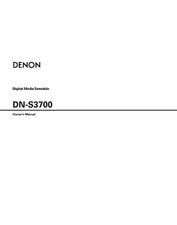 Denon DN-S3700 CD Player