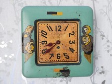 OLD CANVAS WALL CLOCK CLOCK CLOCK ° JAPY ° CARTEL CLOCK UHR functional