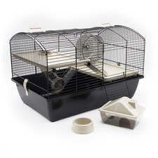 Cage à Rongeur Victor 2 + Beige 51x33x33 CM Hamster Souris Gerbilles Accessoire