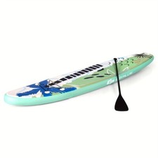 Planche de paddle gonflable 320x76x15 cm avec pagaie, aileron central et leash