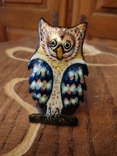 Hibou Chouette Emaux De