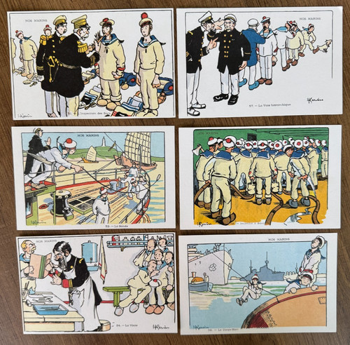 Repro cpa 6 cartes - repro,