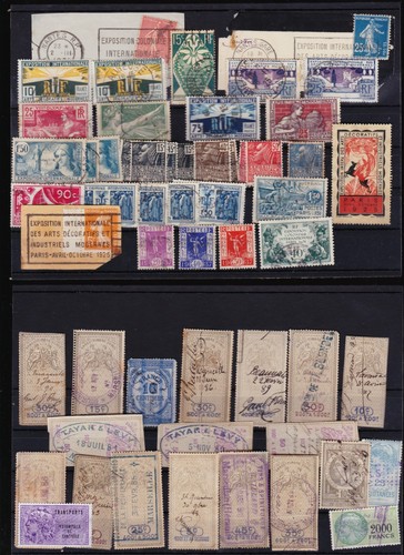 Lot timbres collection france - lot,