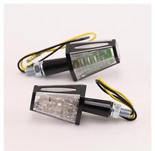 Neuf Paire de clignotants led fever noir moto, scooter, quad universel homologué