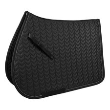 Equest Tapis de Selle Macro Flèche, Noir - Haute Qualité Coussin - Sp Cheval