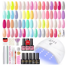 Ensemble kit vernis à ongles en gel, séchoir à lampe LED UV, vernis gel