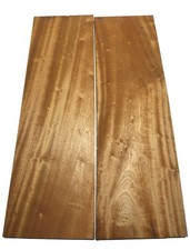 2X Planche En Bois Massif En Acajou DIY Sauvage 106X32-33Cm X 23Mm