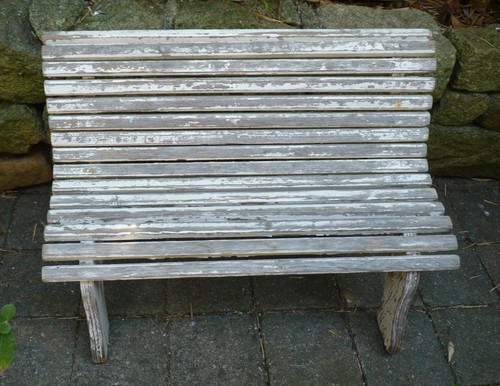 Banc mmniature pour poupée - mmniature,
