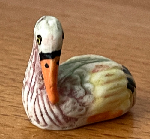 Fève mat joli canard - fève, oie