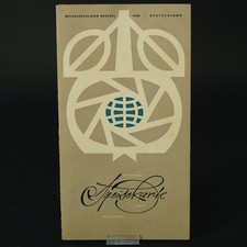 Orig. Menu Foire Bruxelles 1958 Blatzheim-Betriebe + Photo P. Fuc