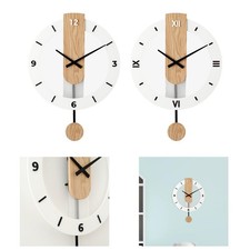 Horloge En Bois Suspendue