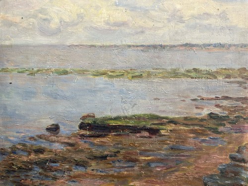 Huile sur toile signée - ,