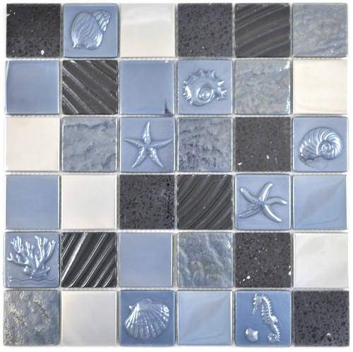 Küchenfliese miroir mosaïque - miroir,