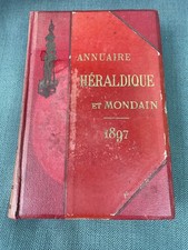 Livre Annuaire héraldique et