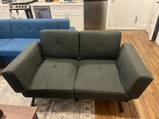 Grey Futon Couch (adjustable) - Living Room (32x60x30)