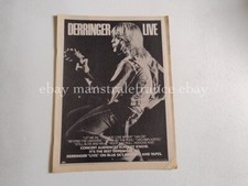 Rick Derringer Live ad