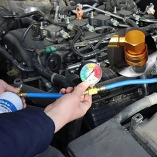 Kit Recharge Clim Auto R134a + Ouvre-Bouteille 1/2" Aluminium Outil Rapide FR