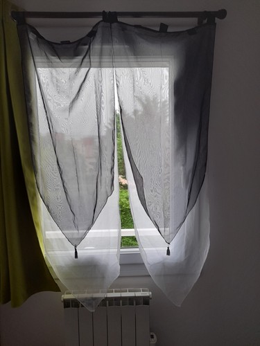 Voilages rideaux blanc et - voilages,