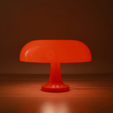 Lampe Champignon LED Vintage Orange Années 60/70 USB Décoration Moderne Bureau