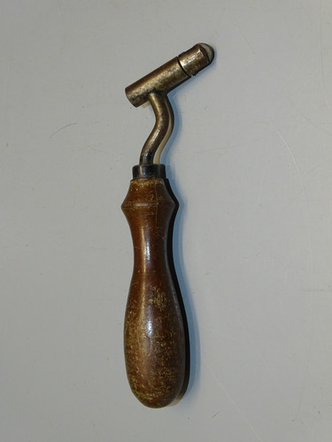 Ancien outil manche bois - -ancien,
