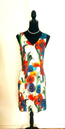 Robe fleurie soyeuse - fleurie,