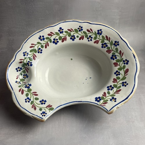 Ancien plat barbe faïence - ancien, à