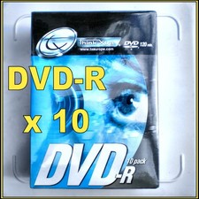 10 DVD-R NEUFS Vierges à