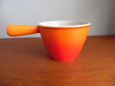 Ancien Caquelon Orange En