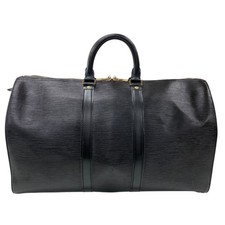 Louis Vuitton Epi Keepall 45 M59062 Boston Bag Epi Leather Black Authentic 13240