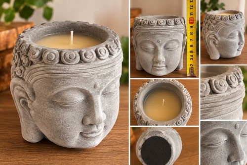 Bougie décorative tête - décorative,