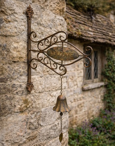 Grande plaque porte cloche - de,
