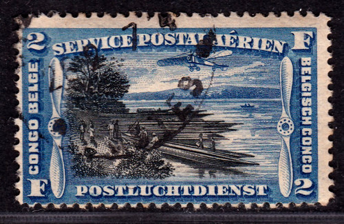 Timbre 1921 congo belge - congo,