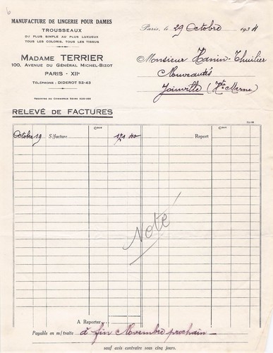 Paris lingere terrier - 75,