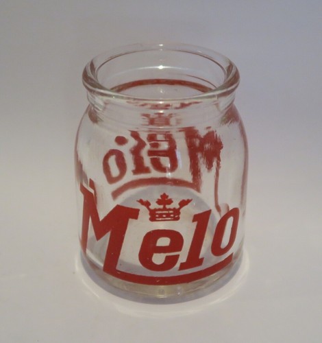 Ancien pot yaourt melo - ancien, old