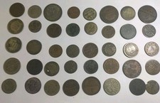 Lot de 40 Petites monnaies anciennes Allemagne Autriche  Suisse Petit Prix