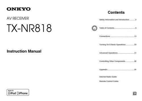 New onkyo integra nr818 - new,