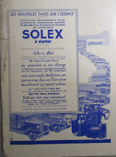 BELGIAN BROCHURE CARBURETORS SOLEX 1920 1930 BY WITTELEIR & KEPPENS TRUCKS
