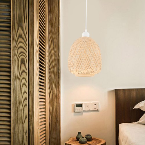 Lampe suspendue tissée - à, la