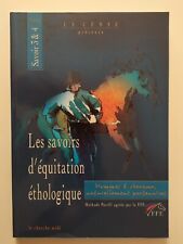 Les savoirs d'équitation