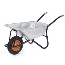 BROUETTE RENFORCEE BOUETTE DE CHANTIER OU JARDIN, 100 LITRES, MAX 200KG