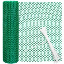 Grillage plastique filet poule grillage souple clôture en plastique trou de 8...