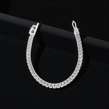 Bracelet diamant or blanc 14