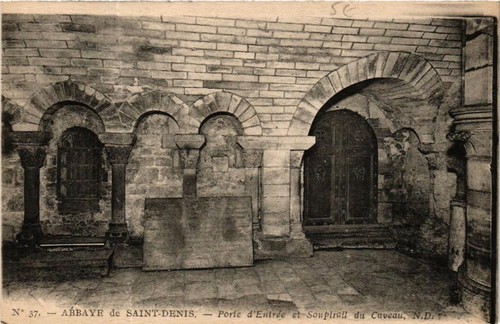 Cpa abbaye st denis - abbaye, de
