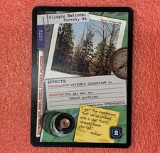 CCG XF96-0047 v1 OLYMPIC NATIONAL FOREST WA Site The X FILES Common Trading Card