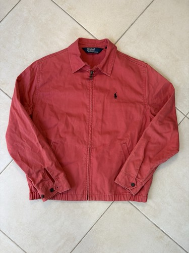 Coral red harrington jacket - harrington,